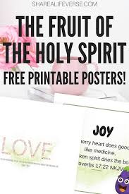 Fruit Of The Spirit Free Printable For Kids And Adults Cute Freebies For You Fruit Of The Spirit Free Poster Printables Free Printables