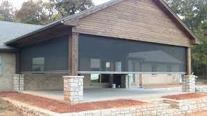 Phantom Screen Porch Synchronized And Motorized Will Steed Homes Backyard Patio Designs Patio Design Backyard Porch
