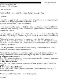 In this section of the cv cover letter sample, the candidate/applicant informed the employer on the position they were applying for and why they should be considered for it. Sample Uk Tourist Visa Cover Letter Kenya Travel Blogger