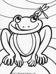Check spelling or type a new query. Coloring Pages Of Cute Frogs Creative Art