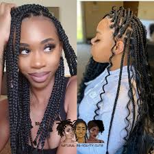 Tight braids today, breakage tomorrow. Let's protect those roots and edges  ❤️. #fblifestyle