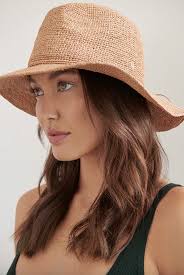 Helen Kaminski Desmonda Mid Rim Raffia Fedora