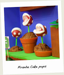 Super mario torte bolo super mario super mario birthday fondant cakes cupcake cakes mario bros vypassetti cake pops. Vorsicht Bissig Piranha Cake Pops Cupcake Hexerl
