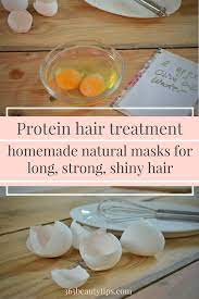 Protein Hair Treatment Homemade Hair Masks For All Hair Types Boost Your Hair Growth And Strength Hair Protein Treatment Products Hair Treatment Hair Protein