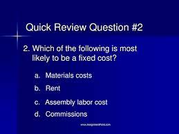 Feb 01, 2019 · fixed costs are upfront costs that don't change depending on the quantity of output produced. Cost Terms Concepts Classifications Ppt Download