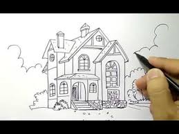 Komposisi warna rumah yang pas akan membuat rumahmu tampil cantik. Cara Menggambar Rumah Tingkat Dengan Pensil Gesper666