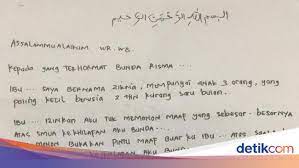 Perlu diketahui, penggunaan surat pada waktu ini semakin jarang, tidak seramai seperti dulu. Ini Isi Surat Permintaan Maaf Yang Ditulis Zikria Dzatil Untuk Risma