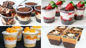 4 Easy No Bake Dessert Cup Recipe Eggless Dessert Idea Yummy Youtube Dessert Cups Recipes Eggless Desserts Easy No Bake Desserts