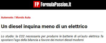 We did not find results for: Il Disinformatico Davvero Un Auto Elettrica Produce Piu Co2 Di Una Diesel Secondo Uno Studio Tedesco