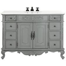 Some rustic bathroom vanities can be shipped to you at home, while others can be picked up in store. Home Decorators Collection Winslow 48 In W Bath Vanity In Antique Grey With Marble Vanity Top In White 9466700270 The Home Depot Unique Bathroom Vanity Marble Vanity Tops Bathroom Vanity Remodel