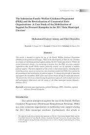 Arisan toka pkk toka dasawisma toka pengajian toka itta. Pdf The Indonesian Family Welfare Guidance Programme Pkk And The Revitalisation Of Corporatist State Organisations A Case Study Of The Mobilisation Of Support For Dewanti Rumpoko In The 2017 Batu Municipal Election