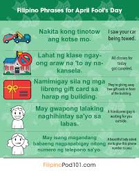 What is the meaning of this? How To Celebrate April Fools Day In Filipino