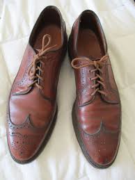 Allen Edmonds Macneil Walnut Grain Wingtip Oxfords Shoes 13