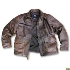 Vintage Cowhide Indy Style Adventurer Jacket Flight Jacket Leather Flight Jacket Leather Jacket