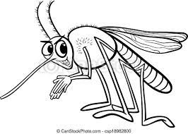There are over three thousand species of. Mosquito Insect Coloring Page Black And White Cartoon Illustration Of Funny Mosquito Insect Character For Coloring Book Canstock