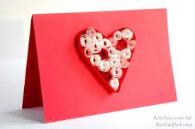 Use scissors or a craft knife to cut each of the slit in your pop up card, fold them inward as shown. 40 Easy Valentines Cards For Kids Red Ted Art Make Crafting With Kids Easy Fun