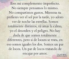 Eres Mi Complemento Imperfecto Frases Bonitas Mi Complemento Mensaje De Texto