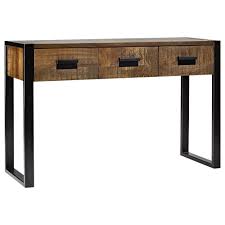 Wood And Table Base Is A Brand Names At Lamps Coffee Tables At Hayneedle Where Square Small Or Entr Small Console Tables Wood Console Table Metal Console Table