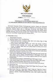 Maybe you would like to learn more about one of these? Lowongan Kerja Lowongan D3 D4 S1 Cpns Pemko Bekasi Tahun 2019