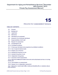 Adult Protective Services Division Manual: Chapter 15