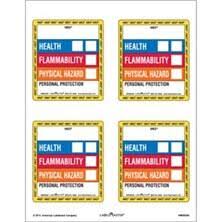 The hazardous materials identification system (hmis) is a voluntary hazard rating system you can quickly and easily create and customize your hmis labels using our free templates and designs. Hazardous Materials Identification System Hmis From Labelmaster