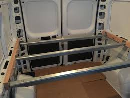 Elevated Bed Platform Using Ikea Skorva Steel Beams From Ikea Intro Post Ram Promaster Forum Elevated Bed Steel Beams Beams