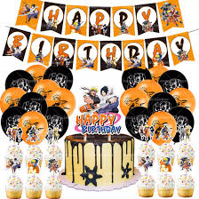 Check spelling or type a new query. Naruto Theme Party Set Japanese Anime Set Happy Birthday Banner Balloon Cake Card Combination Party Lazada Ph