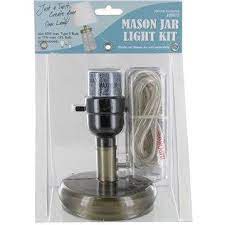 Mason Jar Lamp Light Kit Shop Hobby Lobby Mason Jar Lamp Mason Jar Lighting Jar Lamp