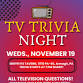 Griffith's Tavern's Television Trivia Night! event in Armagh, PA