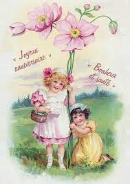 Carte images joyeux anniversaire femme. Envoyez Une Jolie Carte Anniversaire Ancienne Des 0 99 Envoi Rapide