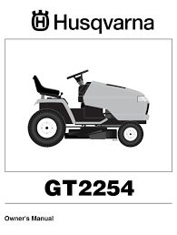 Genuine oem part # 584371701 | rc item # 2754617. Husqvarna Gt2254 Owner S Manual Pdf Download Manualslib