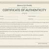 It is a helpful tool in proving a work's provenance, quality, and ensures the buyer that it is produced by you and no one else. 1
