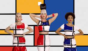This is how we do. Katy Perry Channels Piet Mondrian In New Music Video