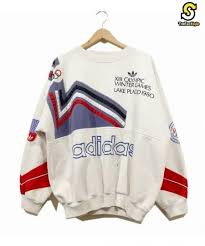 中古 古着通販 vintage adidas ヴィンテージ アディダス 80 sオリンピックプリントスウェット ホワイト サイズ タグ劣化の為不明 l xl程 80 s 80年モスクワ五輪チームusa レア品 古着通販 vintage hoodies retro outfits hoodie fashion