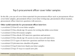 First step is to read the client's requirement with full attention. Top 5 Procurement Officer Cover Letter Samples