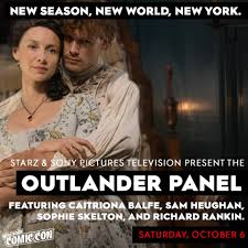 The announcement came as the date, july 21, and ballroom, 20, were also finally released. New York Comic Con Sing Us A Song Of A Panel That Has Come Starz Original Series Outlander Will Make Its First Ever Series Appearance At Nycc On Saturday October 6 With