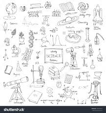 Freehand Drawing School Items Back To School Science Theme Hand Drawing Set Of School Supplies Sketchy Doodle Drawing School Science Themes How To Draw Hands