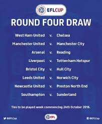 Efl cup adorned in red. Below Is The Complete Table For The Efl Cup Round 4 Matches Photo Credit Twitter Com Bristol City Liverpool Hull City