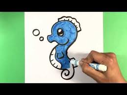 How To Draw Sea Horse Ocean Drawings Ute Drawing For Beginners Artist Fun Cute Animals Drawings Amaz Yout Cute Animal Drawings Ocean Drawing Seahorse Drawing