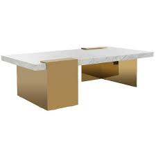 Glam Beauty Coffee Table Marble Coffee Table Brass Coffee Table Coffee Table