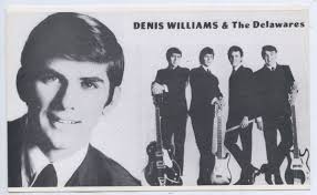 1960'S MUSIC SHOP PROMO CARD DENIS WILLIAMS & THE DELAWARES RADIO RENTALS  L639