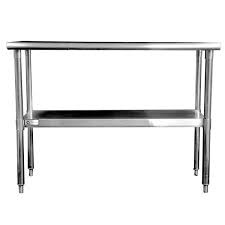 Nsf kitchen utility table with adjustable bottom shelf trinity's high quality all stainless steel trinity's high quality all stainless steel table is great for your indoor, outdoor, kitchen, or garage needs. Pin On Kitchen Ideas Inspiration