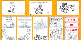 See more ideas about chinese new year, free coloring pages, coloring pages for kids. Chinese New Year Colouring Pack Teacher Made