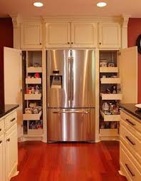 End Of Galley Kitchen Space Saver Love This One Especially Since We Have No Pantry Kitchen Layout Galley Kitchen Remodel Kitchen Remodel Layout