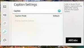 How To Disable Subtitles On A Samsung Tv Tab Tv
