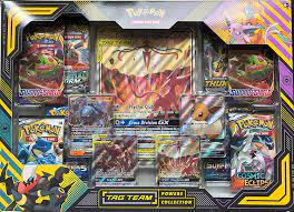 Opening pokemon cards trying to pull the gold charizard gx or a god pack! Amazon Com Pokemon Tcg Tag Team Powers Collection Multi Toys Games