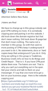 A secondary credit number is a cpn number. Facebook And Others A Conduit In Illegal Activity Selling Cpn Numbers To Consumers