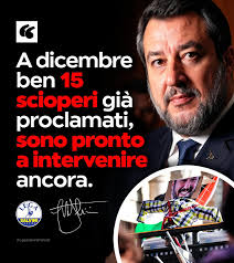 Soddisfatto di aver garantito, ieri, il diritto a viaggiare con i mezzi  pubblici a milioni di italiani. Il mio impegno non cambia in vista di  dicembre, quando si contano già 15 scioperi