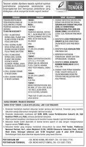 Tender perkhidmatan kawalan keselamatan tanpa senjata dan perkhidmatan cash in transit dari pemungut utama ke institusi kewangan bank terpilih untuk pejabat kesihatan daerah jasin bagi tempoh tiga 3 tahun. Iklan Tender Bernas Assalamualaikum Dan Salam Sejahtera Notis Tawaran Untuk Perhatian Tuan Puan Sila Bawa Sijil Asal Kelayakan Berserta Salinan Fotostat Dan Kemukakan Nombor Tender Sebut Harga Semasa Membeli Dokumen Tawaran Menyediakan Perkhidmatan