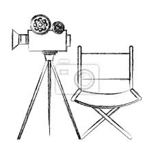 Für weitere fragen stehe ich ihnen zur verfügung. Film Videokamera Mit Regisseur Stuhl Vektor Illustration Design Leinwandbilder Bilder Kino Stativ Camcorder Myloview De